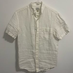 J.Crew Linen Short Sleeve Shirt Men’s Small